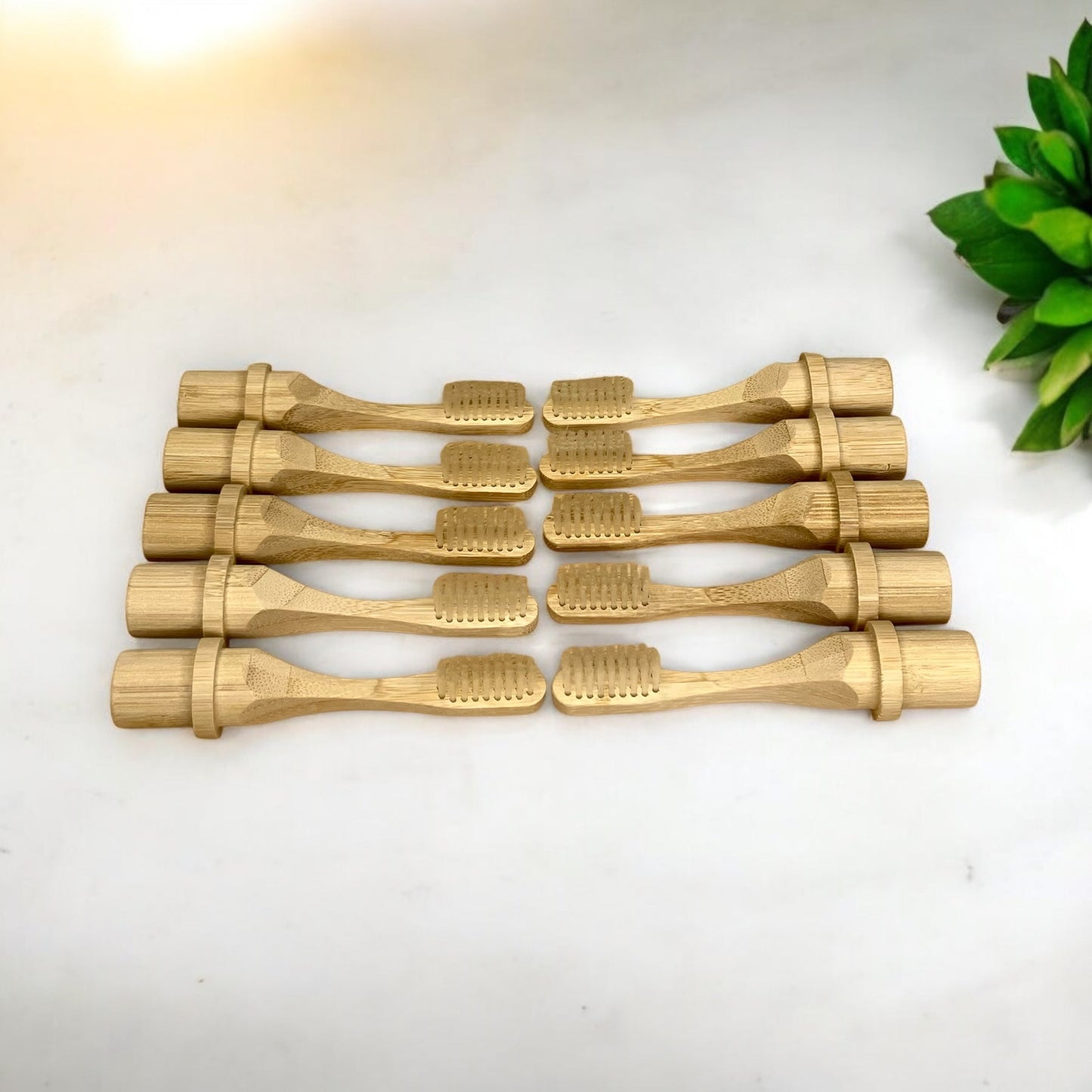 Bamboo Travel Toothbrush Replacement Heads