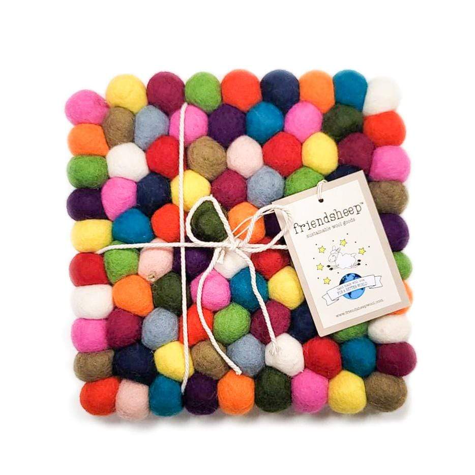 Boho Eco Coasters & Trivet