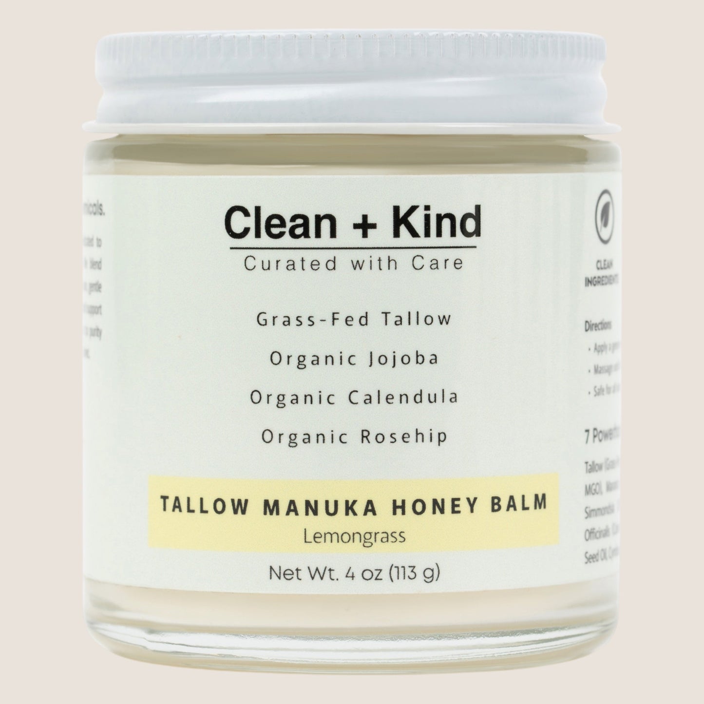 Whipped Tallow Honey Balm