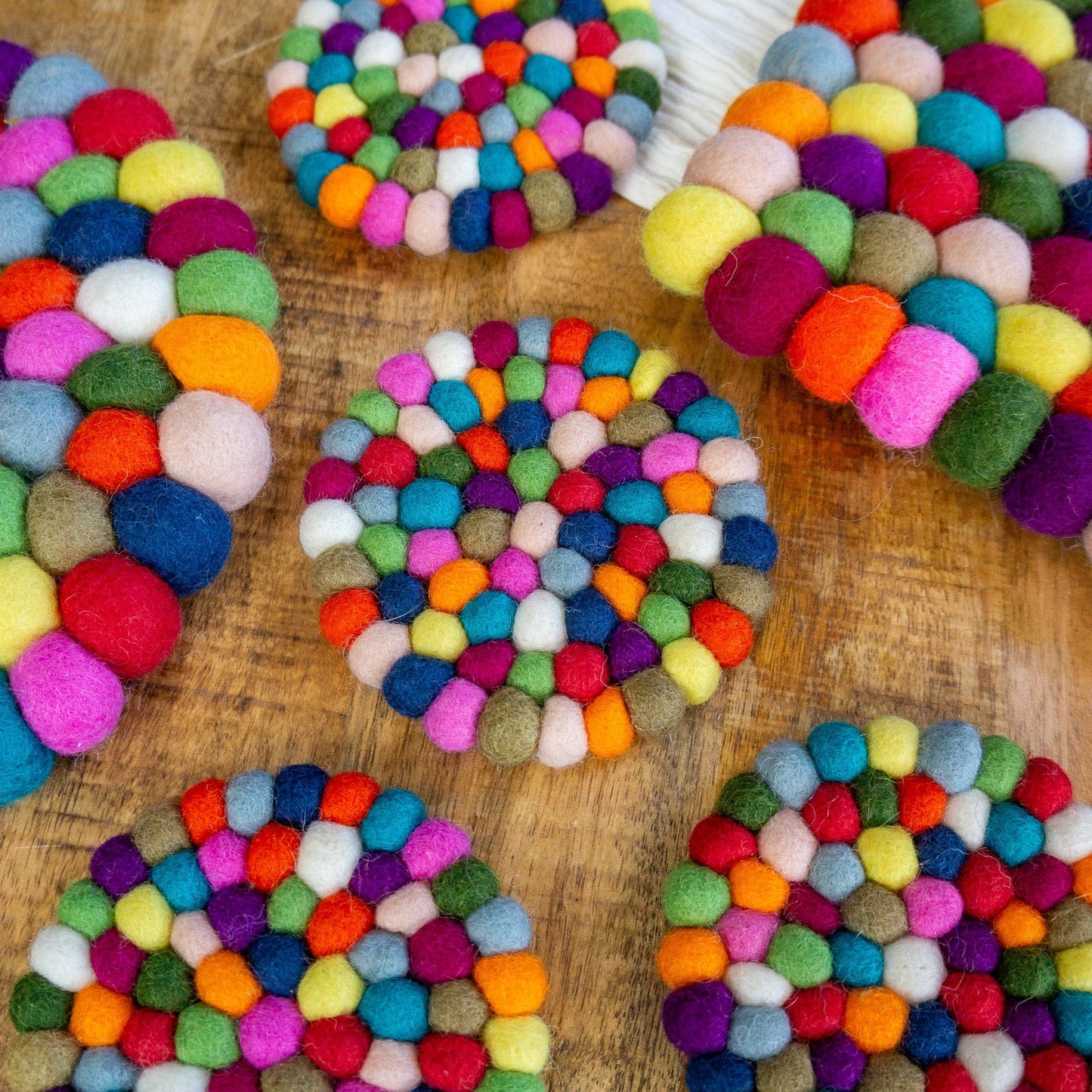 Boho Eco Coasters & Trivet