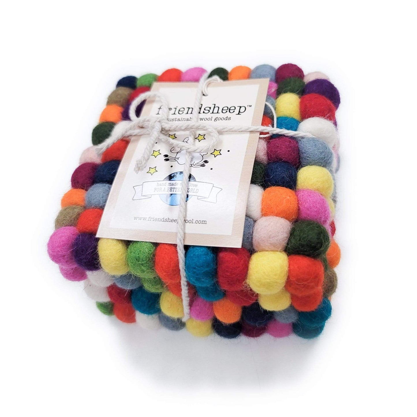 Boho Eco Coasters & Trivet